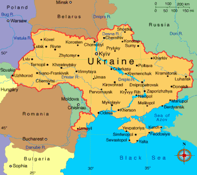 MAP UKRAINE | HARTA UCRAINA